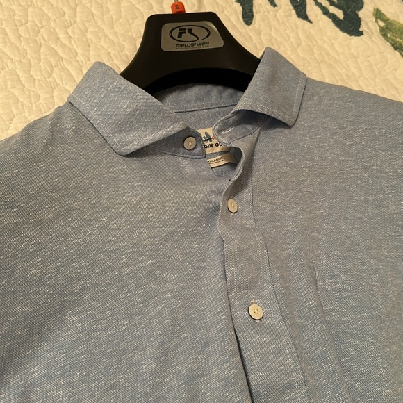 Johnny-O Light Blue Button Down - Picture 6 of 7